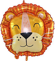 Фольгована кулька КНР (81х76 см) Лев (голова)