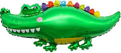 Фольгована кулька фігура КНР (97х55 см) Крокодил