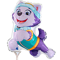 Фольгована кулька міні-фігура Grabo 14" (26х32 см) Щенячий патруль Еверест