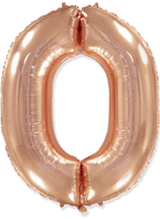Фольгована цифра Flexmetal 32"(80 см) Рожеве золото 0