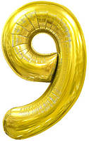 Фольгована цифра КНР 40"(100 см) Золото 9