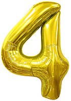 Фольгована цифра КНР 40"(100 см) Золото 4