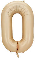 Фольгована цифра КНР 40"(100 см) Карамель 0