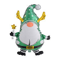 Фольгована кулька КНР (73х60 см) Гном зелений