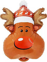 Фольгована кулька КНР (54х67 см) Олень (голова)