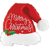 Фольгована кулька КНР (76х58 см) Шапка Санти