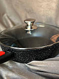 Сковорода з антипригарним покриттям Edenberg EB-14141 знімна ручка 2.4 л 24 см, фото 3