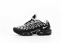 Чоловічі кросівки Nike Air Max TN Plus Drift Black White (чорно-білі) гарні демі кроси Y14829