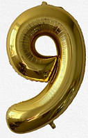 Фольгована цифра Flexmetal 40"(100 см) Slim золото 9