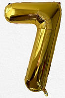 Фольгована цифра Flexmetal 40"(100 см) Slim золото 7