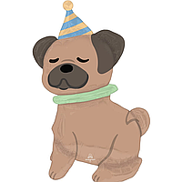 Ходяча фігура фольгована Anagram "( см) Собака в ковпачкові