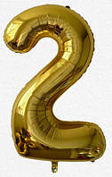 Фольгована цифра Flexmetal 40"(100 см) Slim золото 2