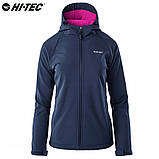 Жіноча перехідна протидощова куртка Softshell Hi-tec Neti з капюшоном L, фото 3