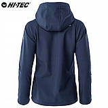 Жіноча перехідна протидощова куртка Softshell Hi-tec Neti з капюшоном L, фото 7