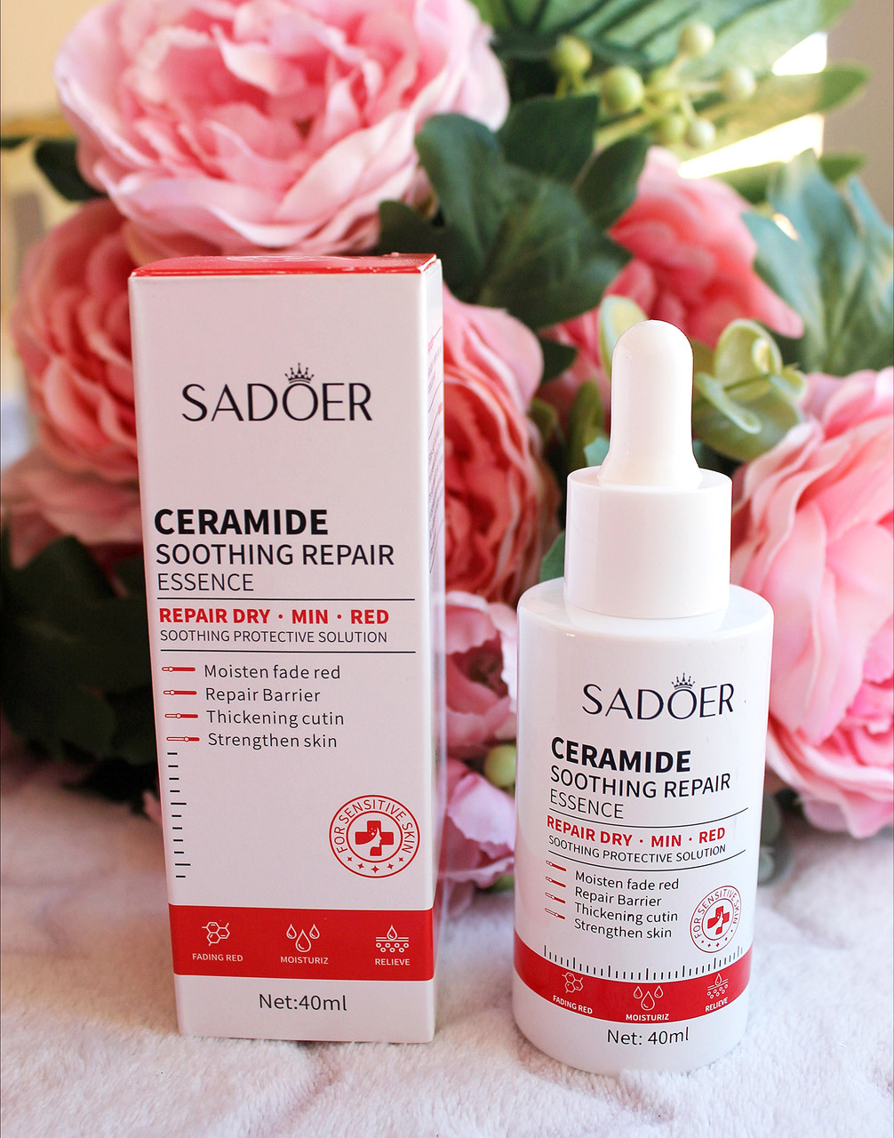 Лікувальна сироватка з керамідами Sadoer Ceramide, 40 ml, фото 1