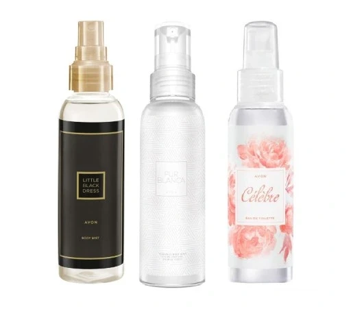 Avon Little Black Dress 100 мл туман для тіла набір ароматичних туманів Celebre Pur Blanca