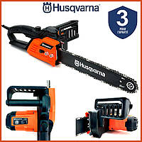 Электропила Husqvarna 430EL (2,4 кВт шина 40 см) Мощная цепная электрическая пила Хускварна для дров gt