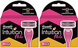 Набір з 2 шт. 6x запасні голівки Wilkinson Intuition F.a.b, фото 3