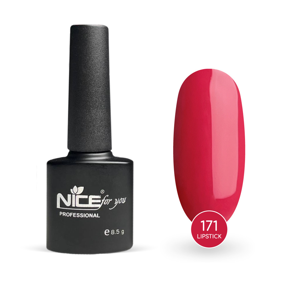 Гель-лак Nice for you Lipstick Basic №171 Малиновий 8.5 г