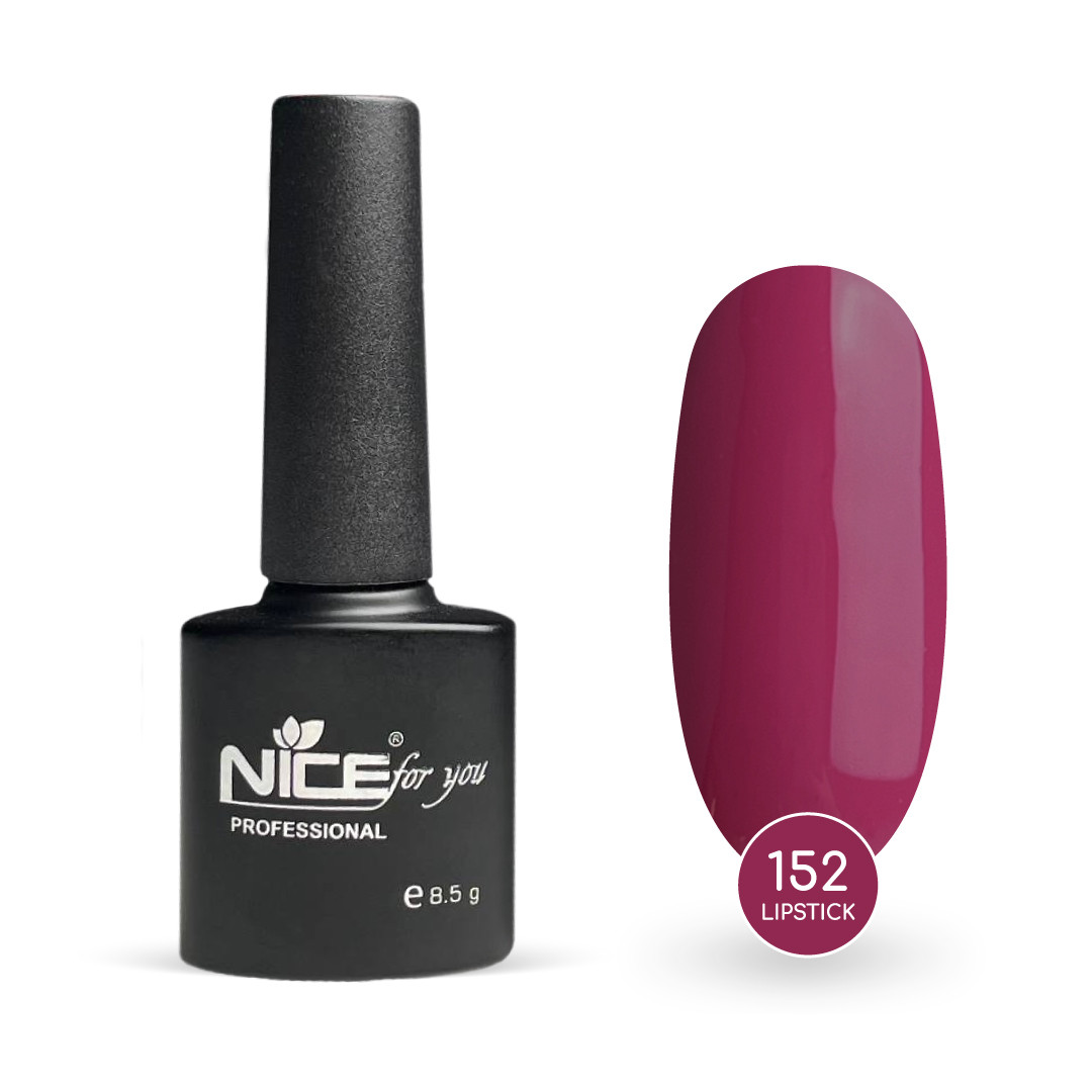 Гель-лак Nice for you Lipstick Basic №152 Амарантовий 8.5 г