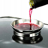 Набір мармурових каструль 17 елементів | комплект з пательнями індукція/газ, фото 4