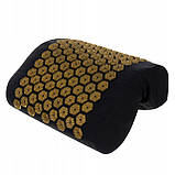 Килимок для акупрессури + подушка з шипами здоров'я підушка Xxl кейс з 2 м'ячиками, фото 9