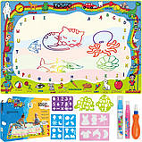 Водна мати для малювання рисування абетки Xxl вода велика абетка, фото 2