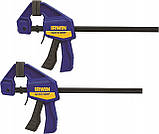 Набір з 2 шт. Швидкозатискний стиск 150мм Quick-grip 2 шт. Irwin, фото 5