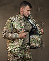 Жилетка тактична демісезонна мультикам Жилетка утеплена на Омені-Хіт Мультикам