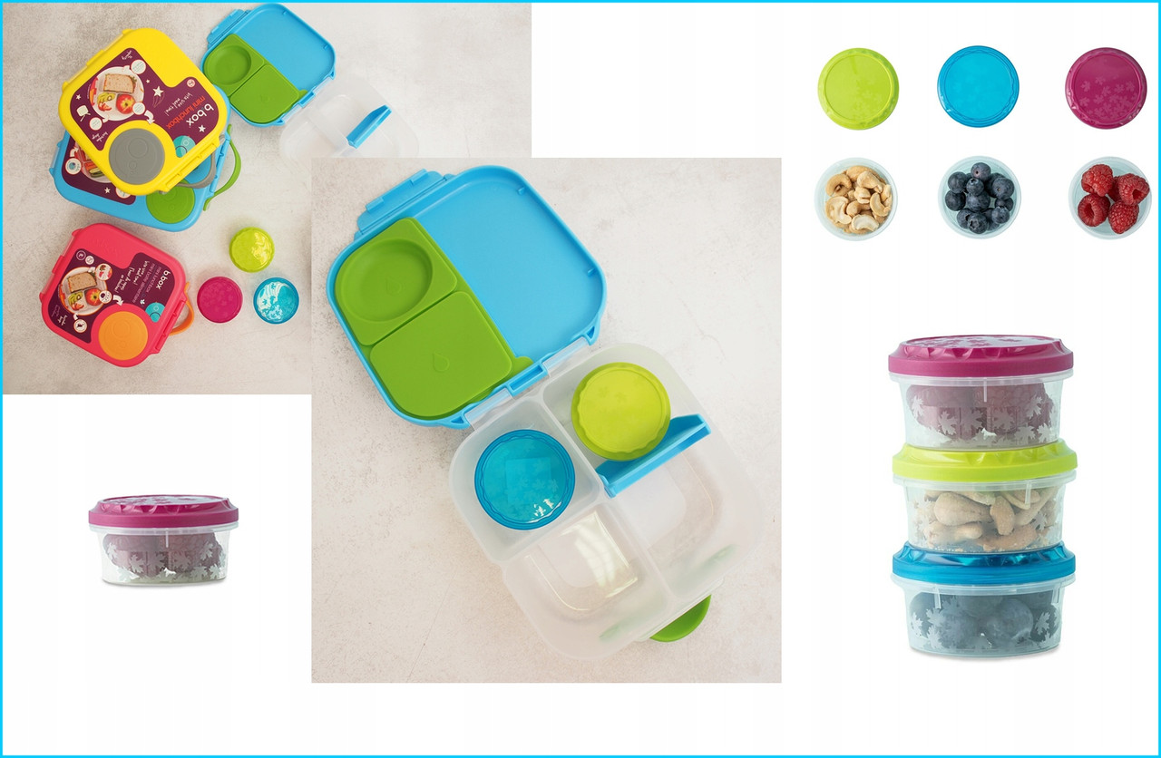 Сніданкова коробка B.box 1000 мл міні-ланчбокс з відчуттям персика ємність 1л Bbox 1000ml 11 кольорів з контейнером, фото 1