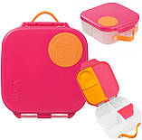 B.box міні-ланчбокс контейнер для сніданку "стробері шейк" 1000мл Bb00661 Bbox з контейнером, фото 8