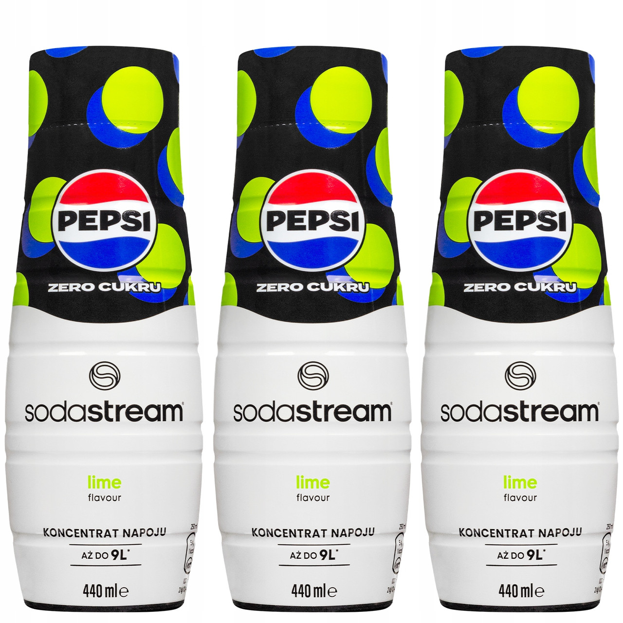 Сироп Sodastream Pepsi Max зі смаком лайма 440 мл 3x лайм без цукру ...