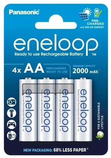 Набір з 2 шт. 4x акумулятори Panasonic Eneloop R6 Aa 4bl японія