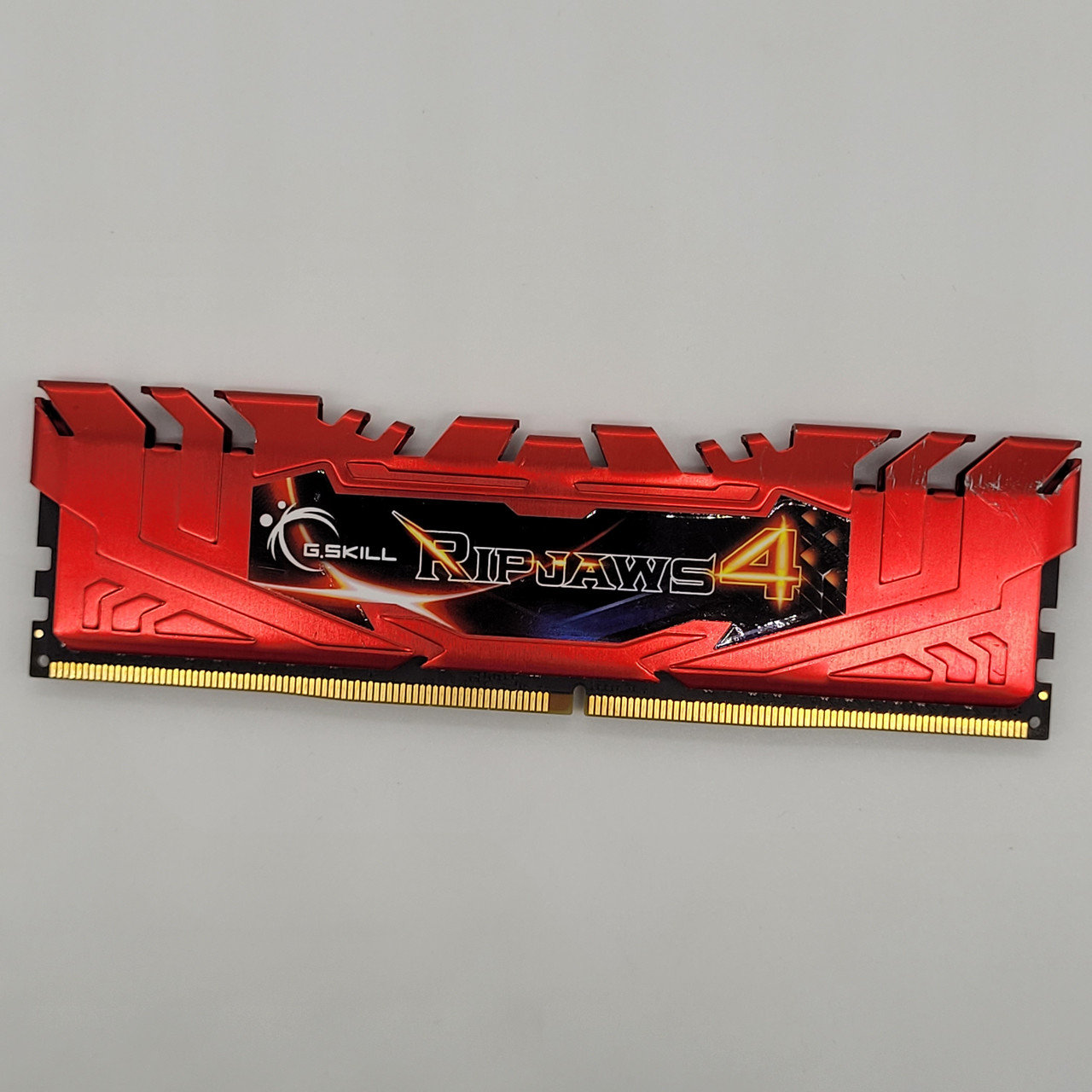 Оперативна пам'ять G.Skill Ripjaws4 DDR4 4Gb 2400MHz PC4-19200U 1R8 CL15 (F4-2400C15D-8GRR) Б/В