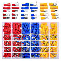 Набір обтискних клем з ізоляцією 480 шт / 30 видів - Професійні клеми для проводки