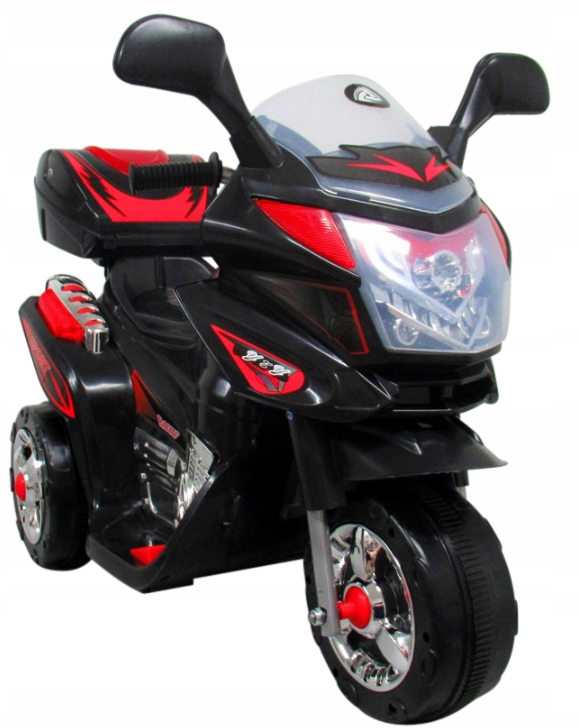 Дитячий мотоцикл на акумуляторі R-sport Чорний M6 518