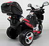 Дитячий мотоцикл на акумуляторі R-sport Чорний M6 518, фото 6