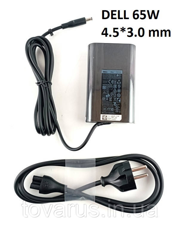 Оригінальний блок живлення Dell 65W 19.5V 3.34A 4.5*3.0 mm 0JNKWD / LA65NM130