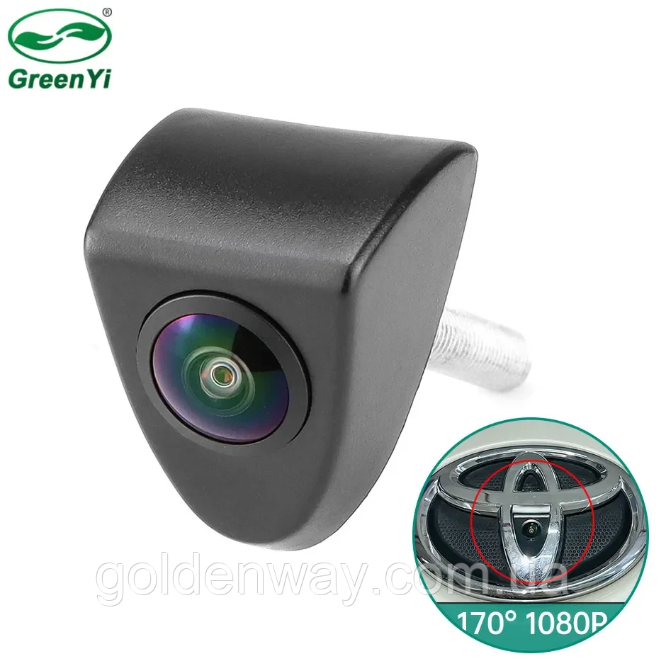 Автомобільна передня фронтальна камера GreenYi Toyota AHD-QS112 1080P Avensis Crown Reiz Prius Prado Camry Yaris Corolla