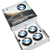 Фіксовані ковпачки дисків з логотипом BMW 36122455268 56 мм / фіксована кришка ступиці колеса з логотипом BMW