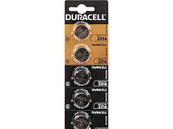 Батарейка літієва CR2016 5шт (блістер) ТМ Duracell