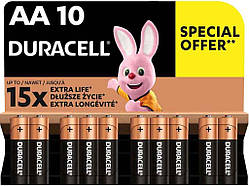Батарейка калюжна LR6/AA Basic 1.5V 10 шт. 52496 ТМ DURACELL