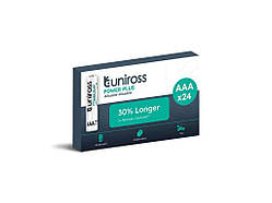 Батарейка лужна LR03/AAA 24шт Power Plus Alkaline AAA 1.5V - BX (в уп) ТМ UNIROSS