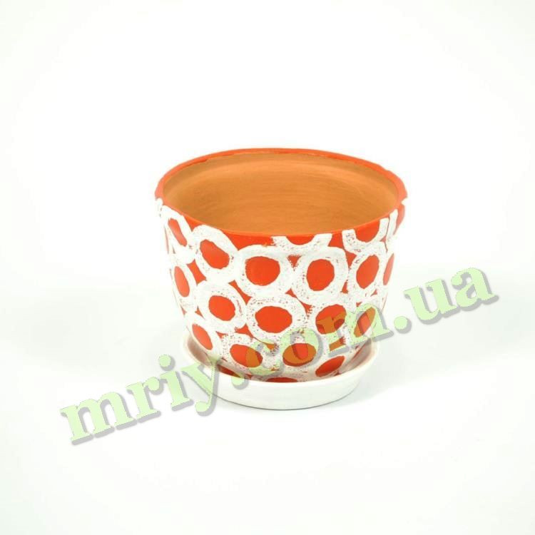 Горщик керамічний для квітів Е №3