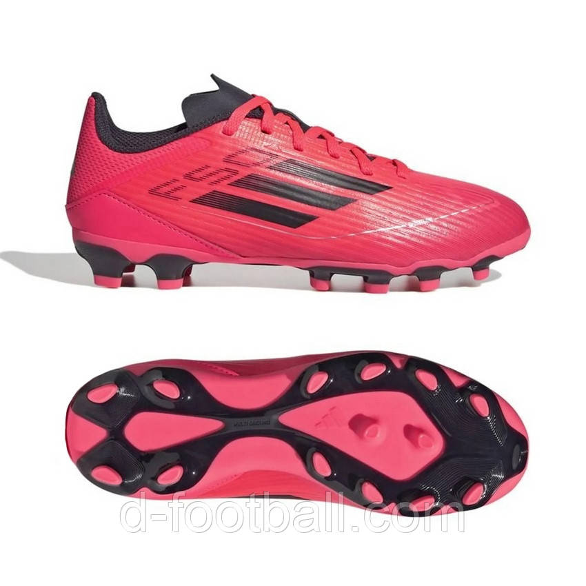 Дитячі бутси Adidas F50 League MG Junior IF1371, Червоний, Розмір (EU) — 30, фото 1