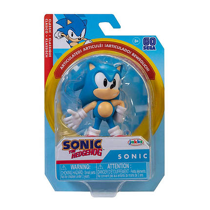 Ігрова фігурка з артикуляцією SONIC THE HEDGEHOG - КЛАСИЧНИЙ СОНІК (6 cm), фото 1