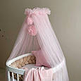 Балдахін з помпонами світло-рожевий, фото 2
