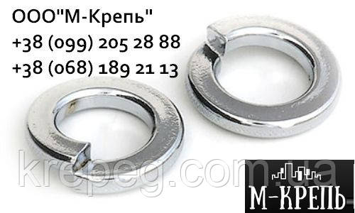 Шайба пружинная М3 гровер DIN 127, нержавеющая сталь А2 и А4 - фото 2 - id-p445061474