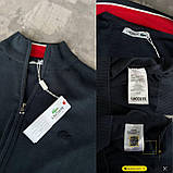 Чоловіча кофта на змійці Lacoste M2138 синя 3XL, фото 4