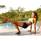 Сумка-ремінь для бігу з двома кишенями рожева, фото 3